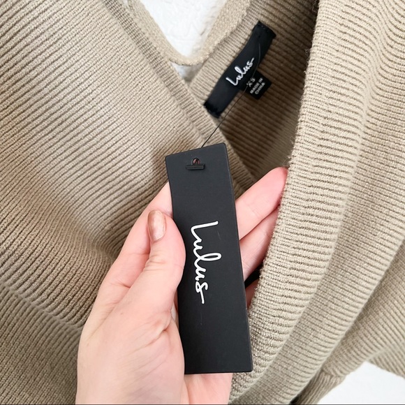 Lulus Green Sweater Dress size XS - Picture 7 of 15